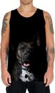 Camiseta Regata Pitbull Amável Forte Força Cachorro Dog 1