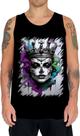 Camiseta Regata Rainha Mexicana Dama Esqueleto 4