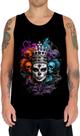 Camiseta Regata Rainha Mexicana Dama Esqueleto 5