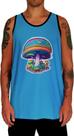 Camiseta Regata Rave Jardim Psicodélico Good Vibe Cogumelo 2
