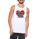 Camiseta Regata Silhueta gato manda na casa