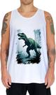 Camiseta Regata T-Rex Tiranossauro Dinossauro Jurássico 1