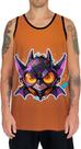 Camiseta Regata Tshirt Animais Cyberpunk Morcegos Vampiro Camiseta Regata Tshirt Animais Cyberpunk Morcegos Vampiro