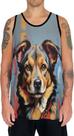 Camiseta Regata Tshirt Cachorro Pop Art Realismo Cão HD 2