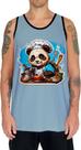 Camiseta Regata Tshirt Chefe Panda Cozinheiro Cozinha 1