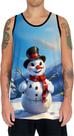 Camiseta Regata Tshirt Natal Festas Boneco de Neve Noel 1
