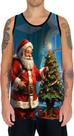 Camiseta Regata Tshirt Natal Festas Papai Noel Trenó Neve 2