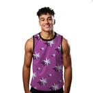 Camiseta Regata Verão Estilo Moda Praia 3D Objeto Branco Afiado Pontudo White 1044 Camiseta Regata Verão Estilo Moda Praia 3D Objeto Branco Afiado Pontudo White 1044