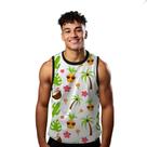 Camiseta Regata Verão Estilo Moda Praia Abacaxi Coqueiro Flores Férias Funny 1611 Camiseta Regata Verão Estilo Moda Praia Abacaxi Coqueiro Flores Férias Funny 1611