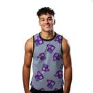 Camiseta Regata Verão Estilo Moda Praia Câmeras Profissional Fotográfica Roxa Fotos 1473