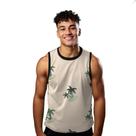 Camiseta Regata Verão Estilo Moda Praia Coqueiro Deserto Ilha 1258