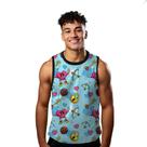 Camiseta Regata Verão Estilo Moda Praia Coração Cartoon Flechas Amor Cartoon 1000