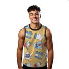 Camiseta Regata Verão Estilo Moda Praia Emojis Cartoon Rede Sociais 924