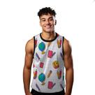 Camiseta Regata Verão Estilo Moda Praia Escola Lápis Globo Caneta Material 834