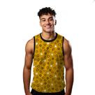 Camiseta Regata Verão Estilo Moda Praia Estrelas Cartoon Desenho Estelar Preto 1690