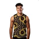 Camiseta Regata Verão Estilo Moda Praia Flores Girassol Amarela Flower Arte 796