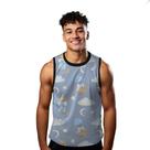 Camiseta Regata Verão Estilo Moda Praia Gato Flauta Estrelas Lua Cartoon 1259 Camiseta Regata Verão Estilo Moda Praia Gato Flauta Estrelas Lua Cartoon 1259