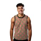 Camiseta Regata Verão Estilo Moda Praia Kiwi Cartoon Fruta Verde 1642