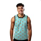Camiseta Regata Verão Estilo Moda Praia Lua Sol Cartoon Funny 1618