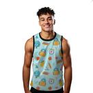 Camiseta Regata Verão Estilo Moda Praia Mochila Escola Material Funny 1314