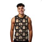 Camiseta Regata Verão Estilo Moda Praia Ovelha Cartoon Estrelas Lua Dormir 1158 Camiseta Regata Verão Estilo Moda Praia Ovelha Cartoon Estrelas Lua Dormir 1158