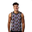 Camiseta Regata Verão Estilo Moda Praia Palhaço Terror Cartoon 747