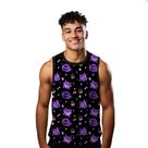 Camiseta Regata Verão Estilo Moda Praia Personagem Roxo Cartoon Anime 909