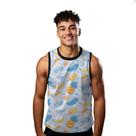 Camiseta Regata Verão Estilo Moda Praia Picolé Abacaxi Cartoon Frutas 978