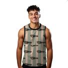 Camiseta Regata Verão Estilo Moda Praia Raquete Ping Pong Bola Esporte Tênis de Mesa 1478