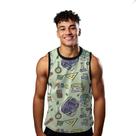 Camiseta Regata Verão Estilo Moda Praia School Material Cartoon 1198