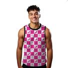 Camiseta Regata Verão Estilo Moda Praia Xadrez Rosa Girl Salto Alto 1244 Camiseta Regata Verão Estilo Moda Praia Xadrez Rosa Girl Salto Alto 1244