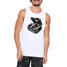 Camiseta Regata Vitrola maleta vintage