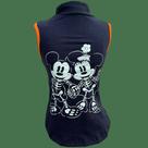 Camiseta Regatinha Esqueleto Mickey e Minnie para cachorro e gato
