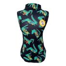 Camiseta Regatinha Jacaré Músico com Proteção UV para cachorro