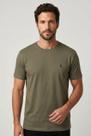 Camiseta Reserva Masculina Regular Verde Militar Brasa - Pica-Pau Vermelho - Cor Verde militar - Tamanho S/P