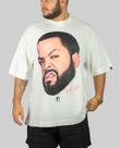 Camiseta Respect Oversized Ice Face - Off White