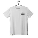 Camiseta Respeito Canto Branca Básica Nomkale