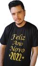 Camiseta réveillon 2022 preta