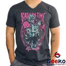 Camiseta Rick e Morty 100% Algodão Geeko