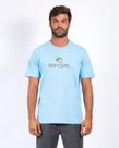 Camiseta rip curl original icon palm tee blue