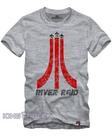 Camiseta River Raid Atari Cinza Mescla Gameretrô Camisa Geek