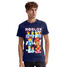 Camiseta Roblox Personagens Camisa Estampada Jogo Game Básica