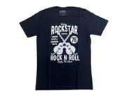 Camiseta Rock and Roll Rockstar Vintage Guitarras Blusa Adulto Unissex Bo660 BM