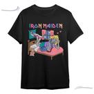 Camiseta Rock Estampada Unissex Iron Maiden Sean Solomon