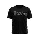 Camiseta Rock Punk The Doors Banda de Rock The Doors Logo Algodão Premium Unissex