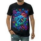 Camiseta Rolagem De Dados Rpg Tabuleiro Estratégia Jogo Camiseta Rolagem De Dados Rpg Tabuleiro Estratégia Jogo