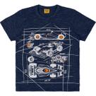 Camiseta Rolu meia malha flamê Moline 94544