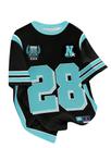 Camiseta RoseSeek Girl's Color Block Number Graphic 8Y preta/azul