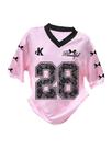 Camiseta RoseSeek Girl's Number Graphic Jersey rosa de 6 anos