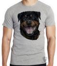 Camiseta Rottweiler língua Blusa criança infantil juvenil adulto camisa tamanhos